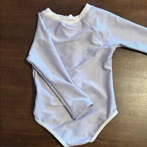 Kids Lavender One Piece Swimsuit
